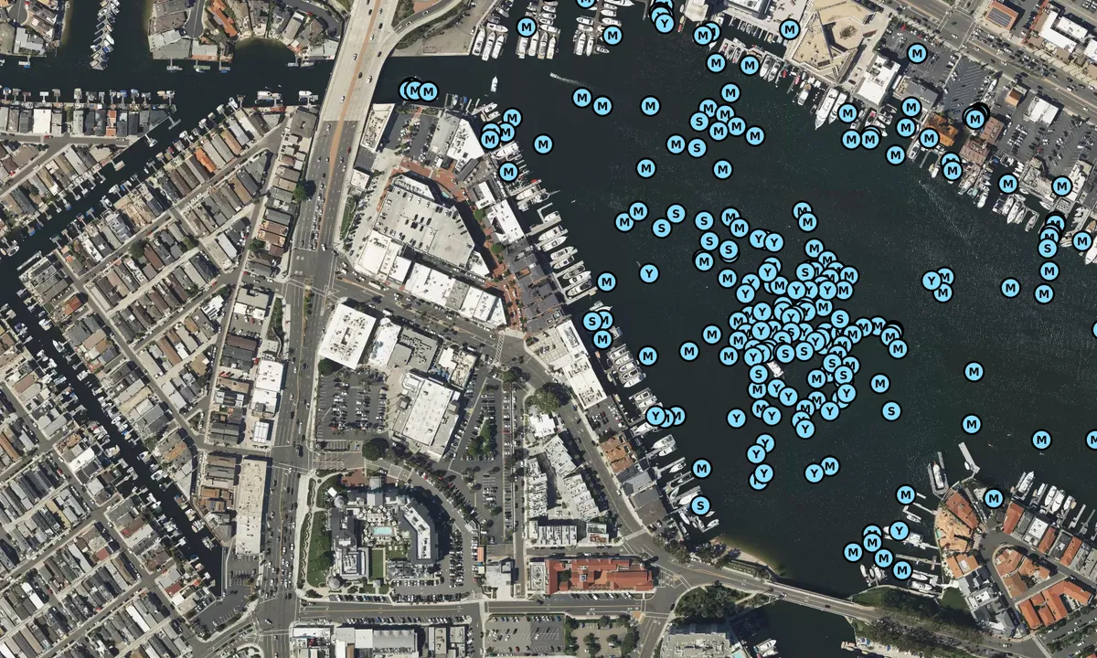 Satelite image of Lido Marina Village