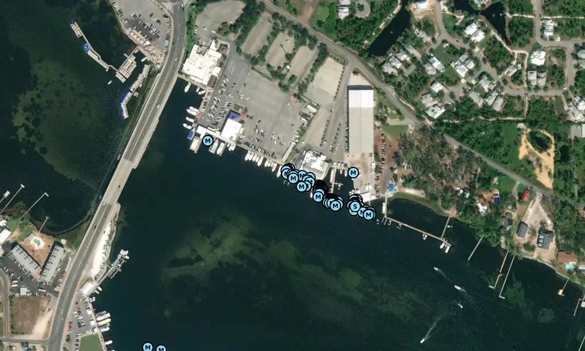 Satelite image of Lighthouse Marina and Boatyard