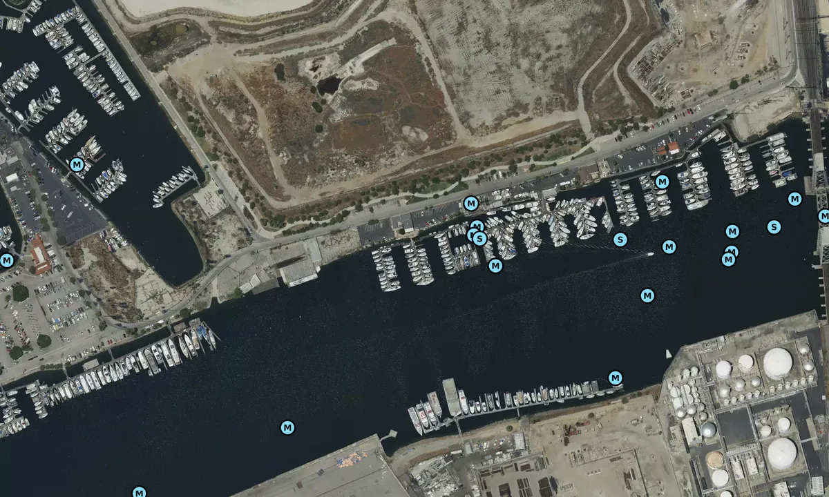 Satelite image of Lighthouse Yacht Landing Marina