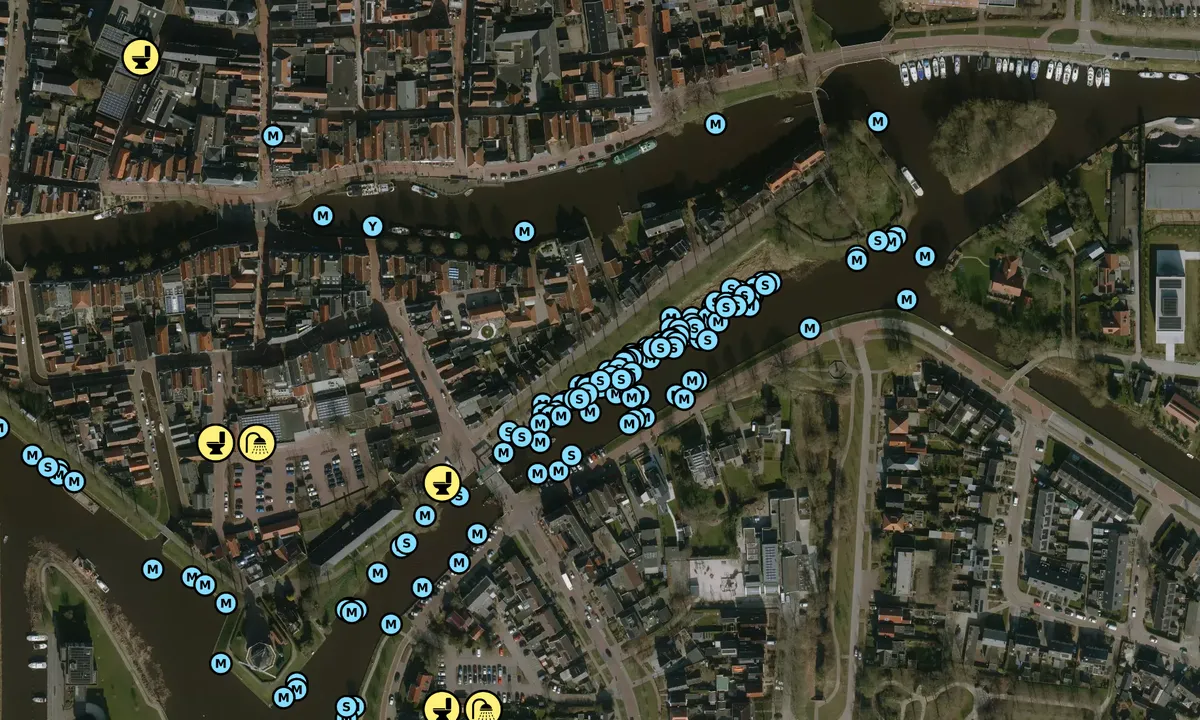 Satelite image of Ligplaatsen Dokkum