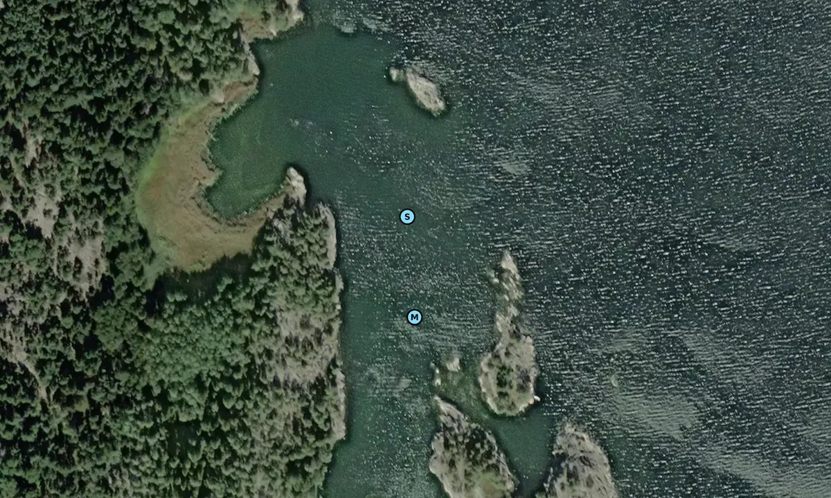Satelite image of Lilla Bergö