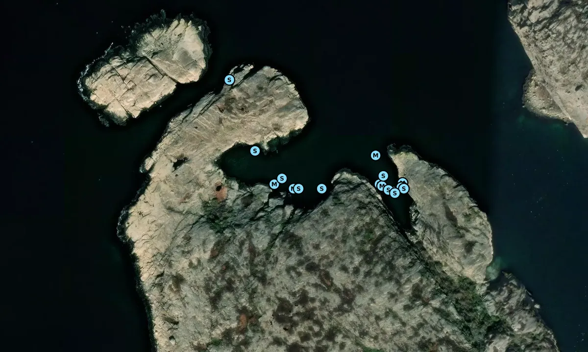 Satelite image of Lilla Hamburgö