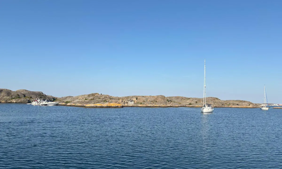 Lilla Långö - Saxen: Sydvest i bukten.
