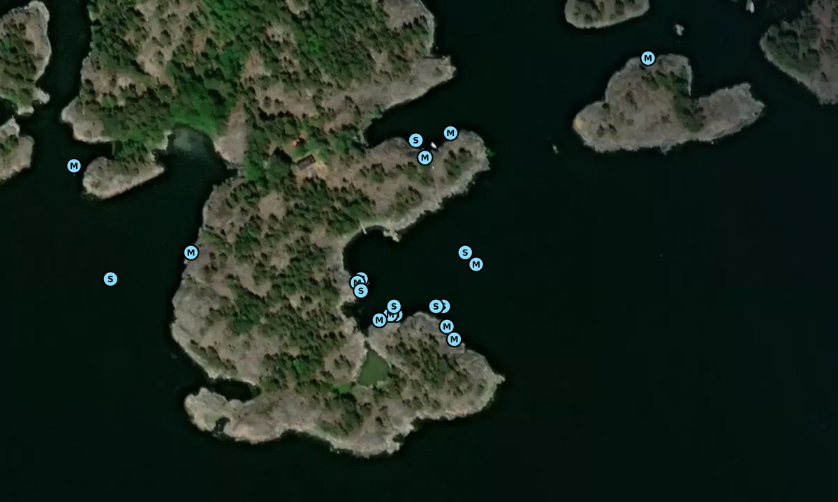 Flyfoto av Lilla Trässö - Fågelskär