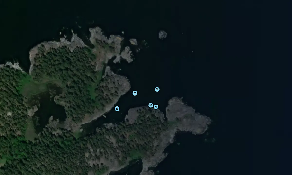 Flyfoto av Lilla Trässö - Fågelskär - Oxelösund