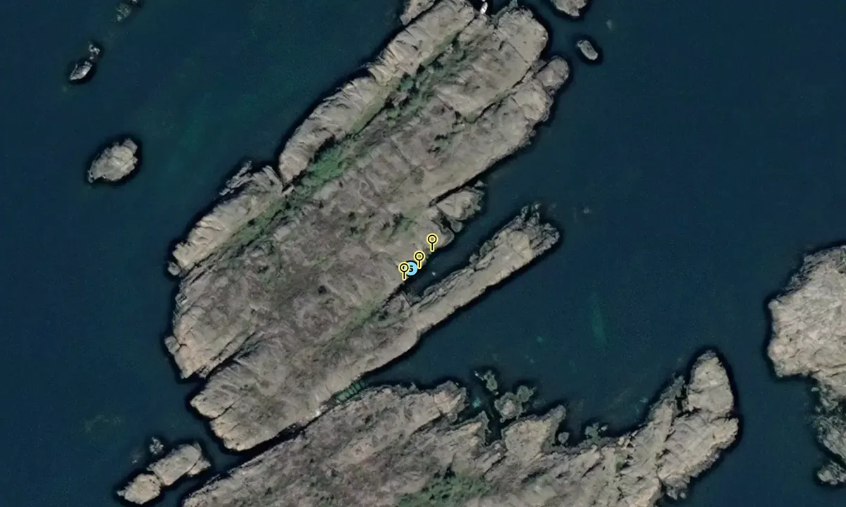 Satelite image of Lille kvernskjær