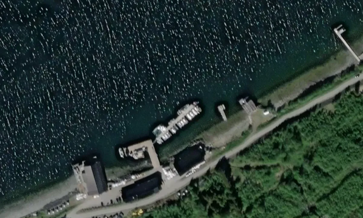 Satelite image of Lille Lerresfjorden