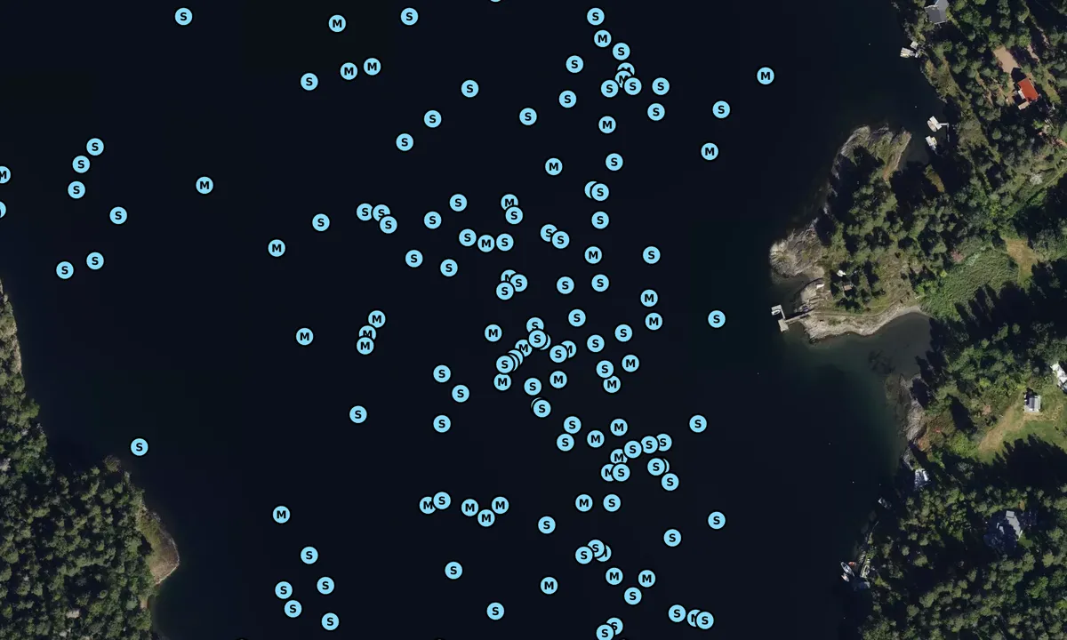 Satelite image of Lille ostsundet