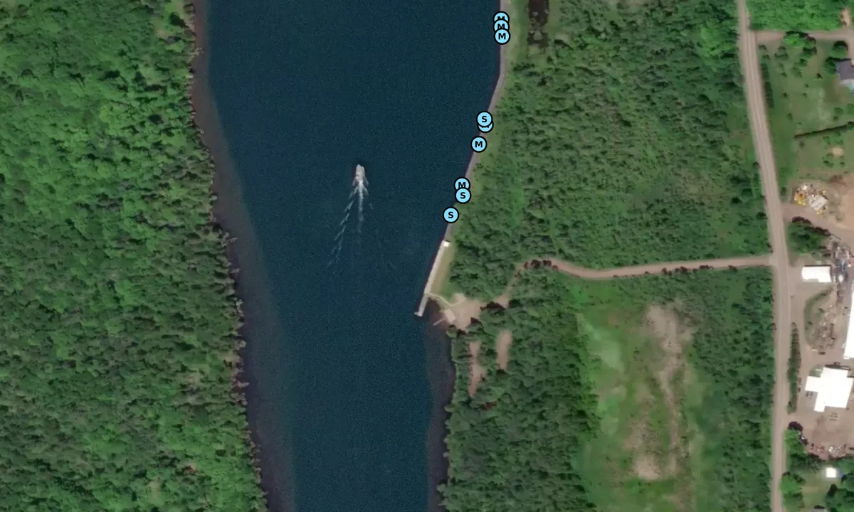 Satelite image of Lily Pond Harbor of Refuge 1