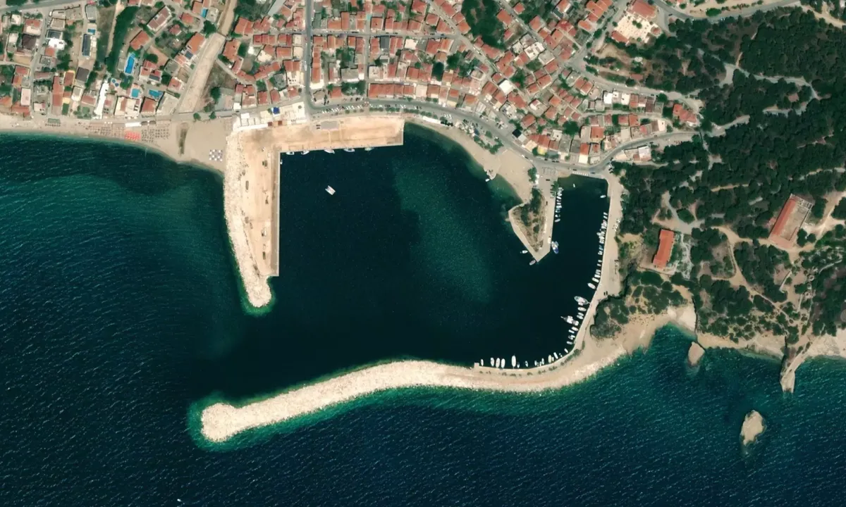 Flyfoto av Limenaria