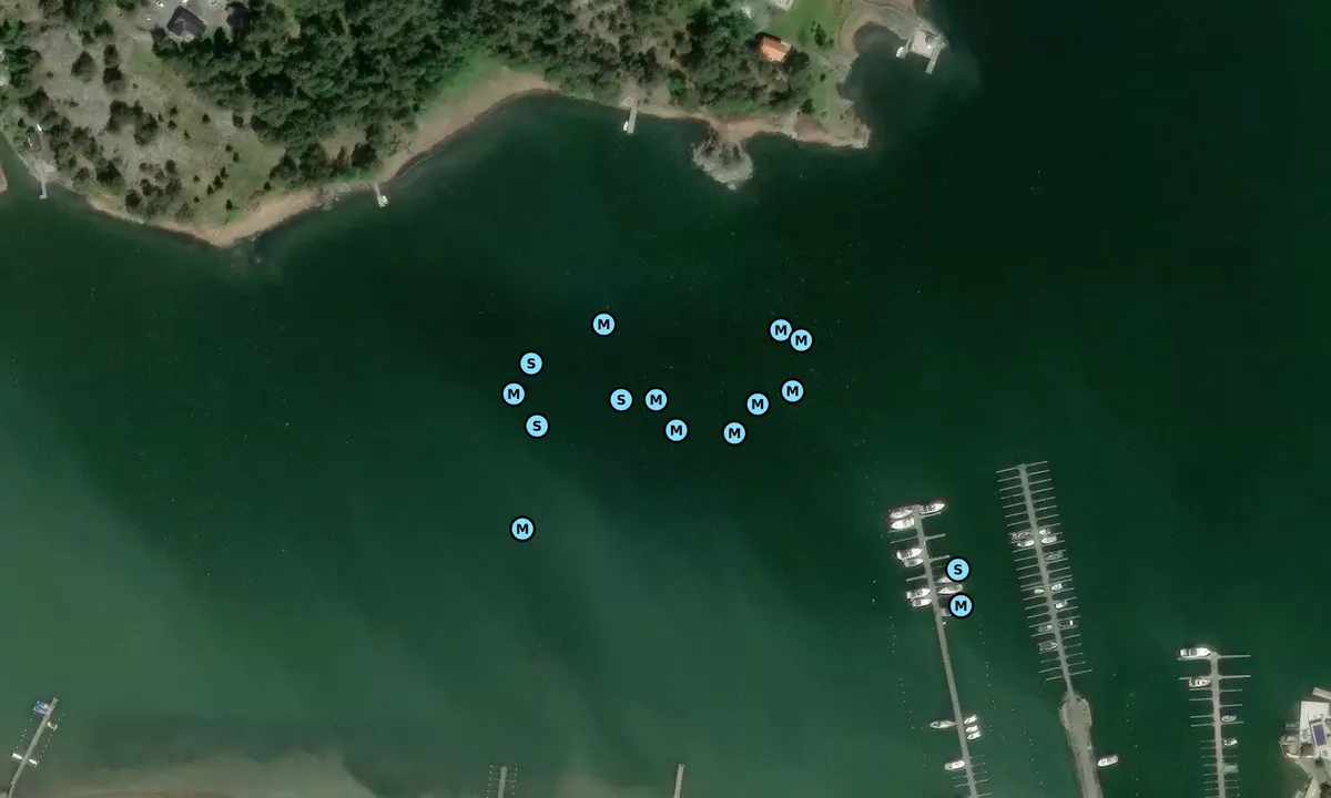 Satelite image of Lindö-fjärden