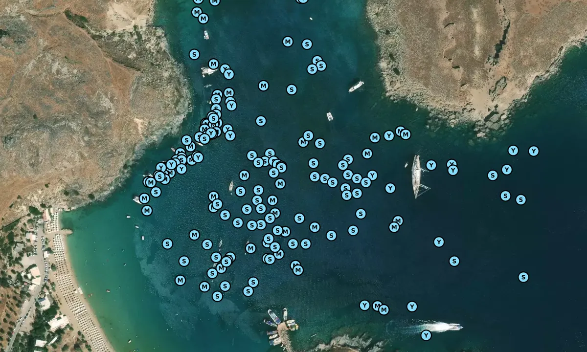Satelite image of Lindos 1