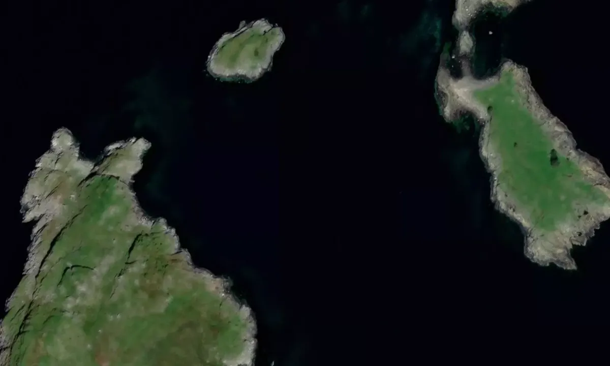 Satelite image of Lindøy - Nedstrand