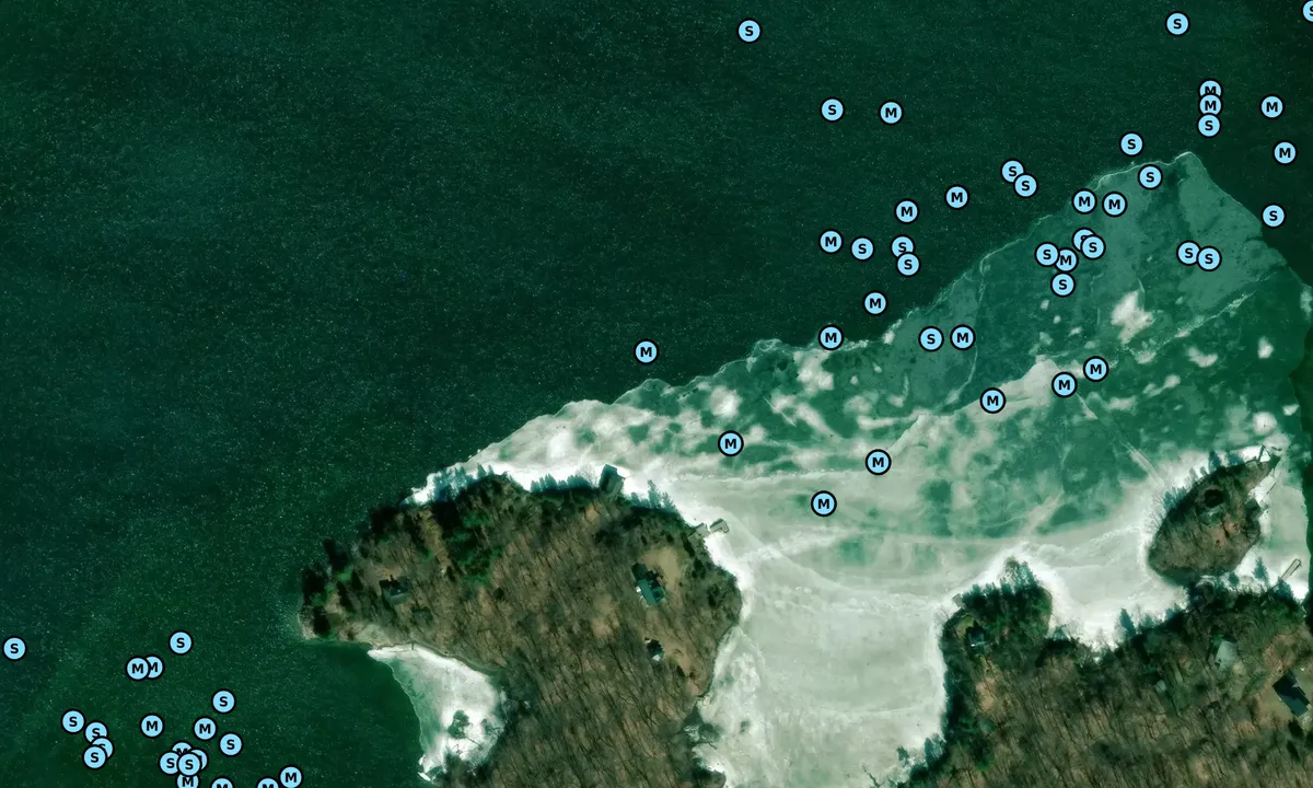Satelite image of Lindsay Island - 1