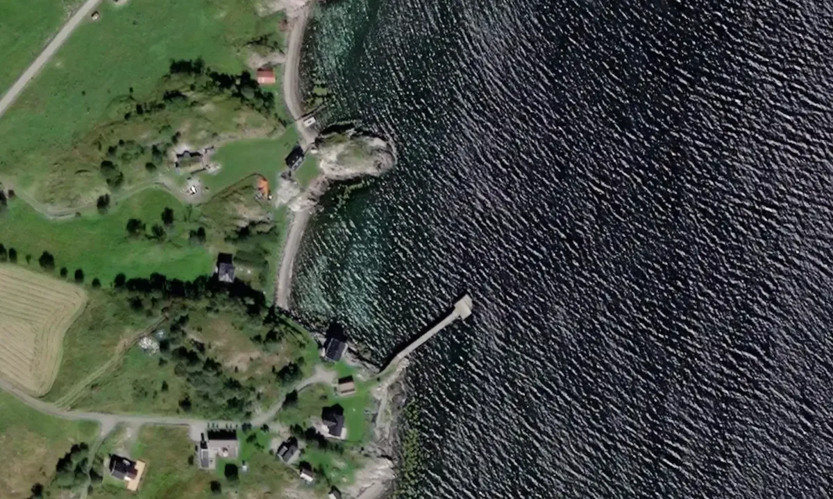 Satelite image of Linesøy Småbåthavn