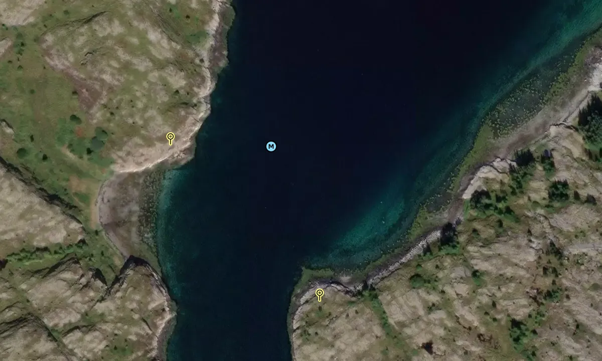 Satelite image of Linesøya - Rødøya