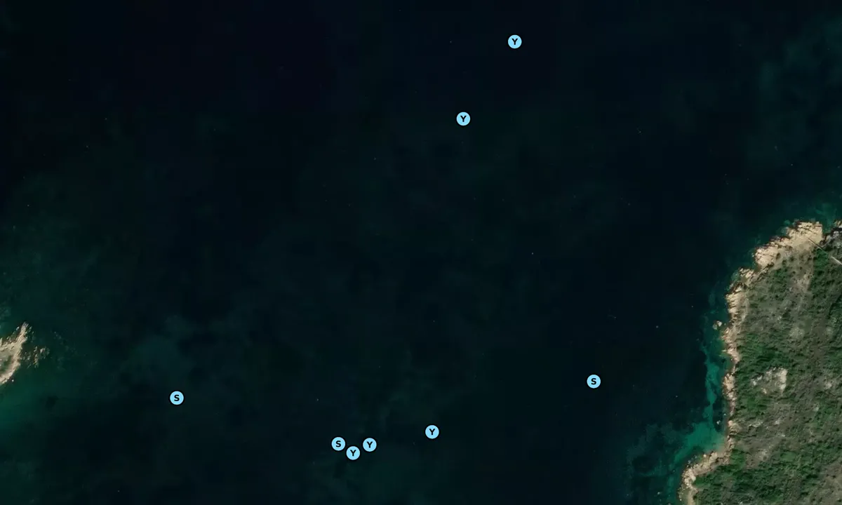 Satelite image of Liscia delle Saline - Sassari