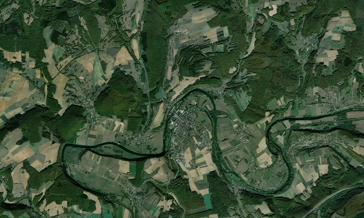 Flyfoto av L'Isle-sur-le-Doubs