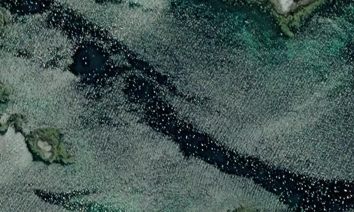 Satelite image of Litleøya