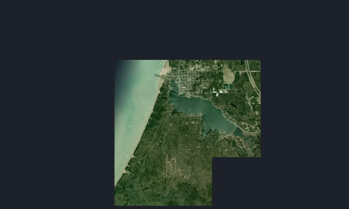 Flyfoto av Little Bayou - Pentwater