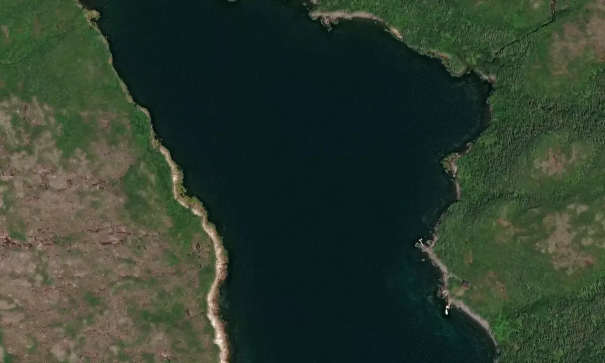 Satelite image of Little Garia Bay