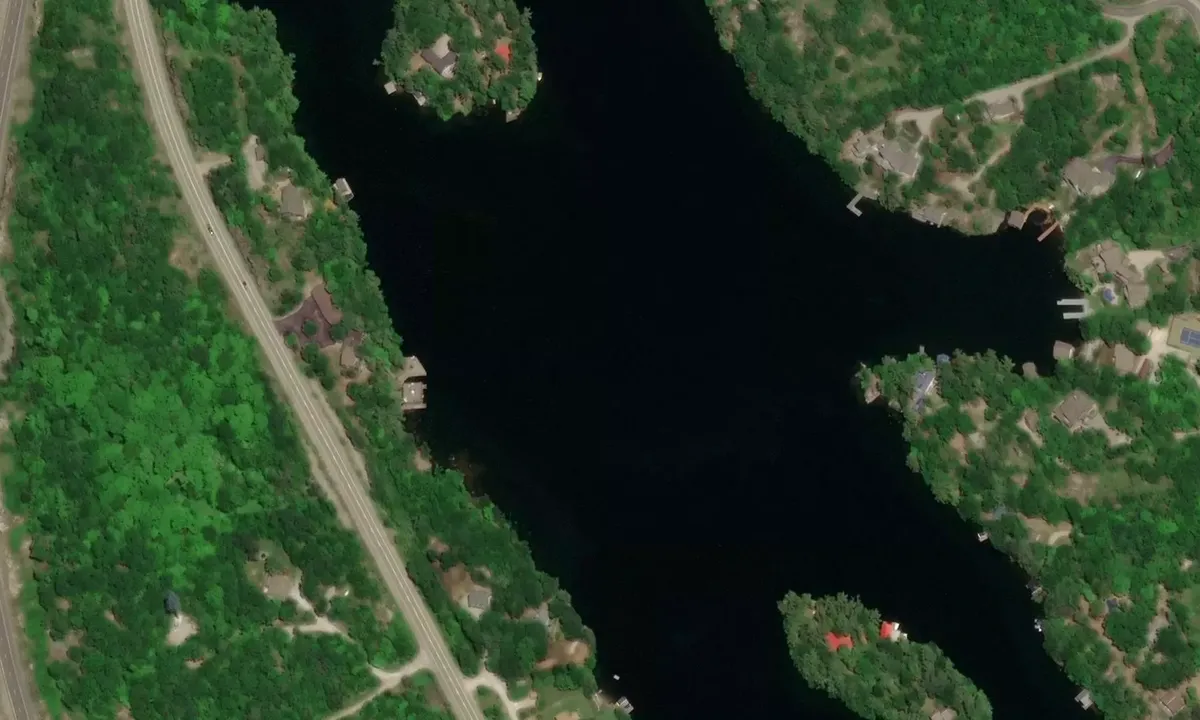 Satelite image of Little Go Home Bay