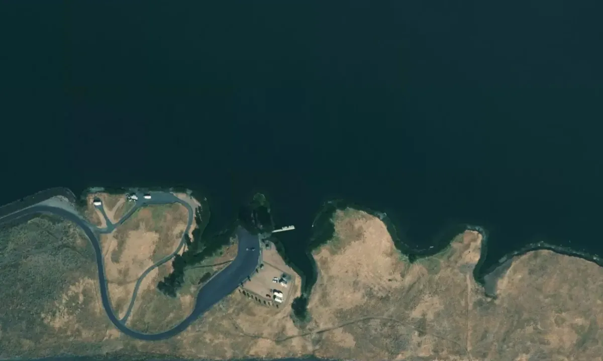 Satelite image of Little Goose Landing