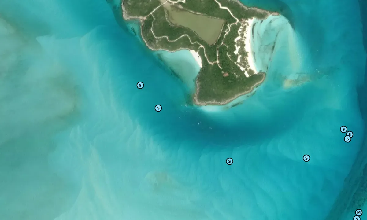 Satelite image of Little Halls Pond