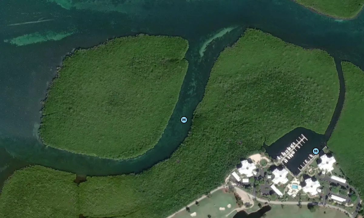 Satelite image of Little Pumpkin Creek