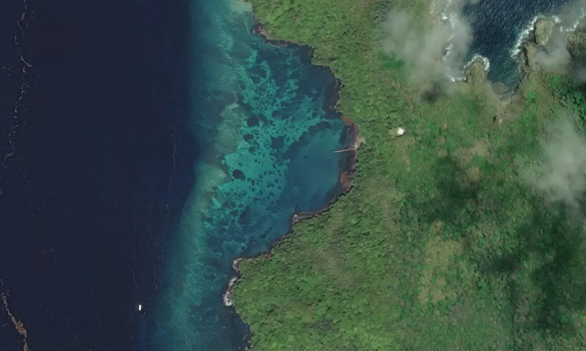Flyfoto av Little Tobago