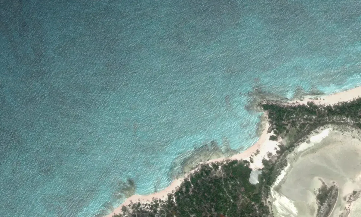 Satelite image of Little Water Cay