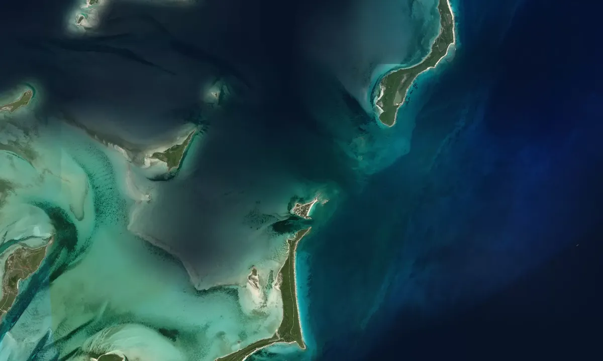 Flyfoto av Little Whale Cay