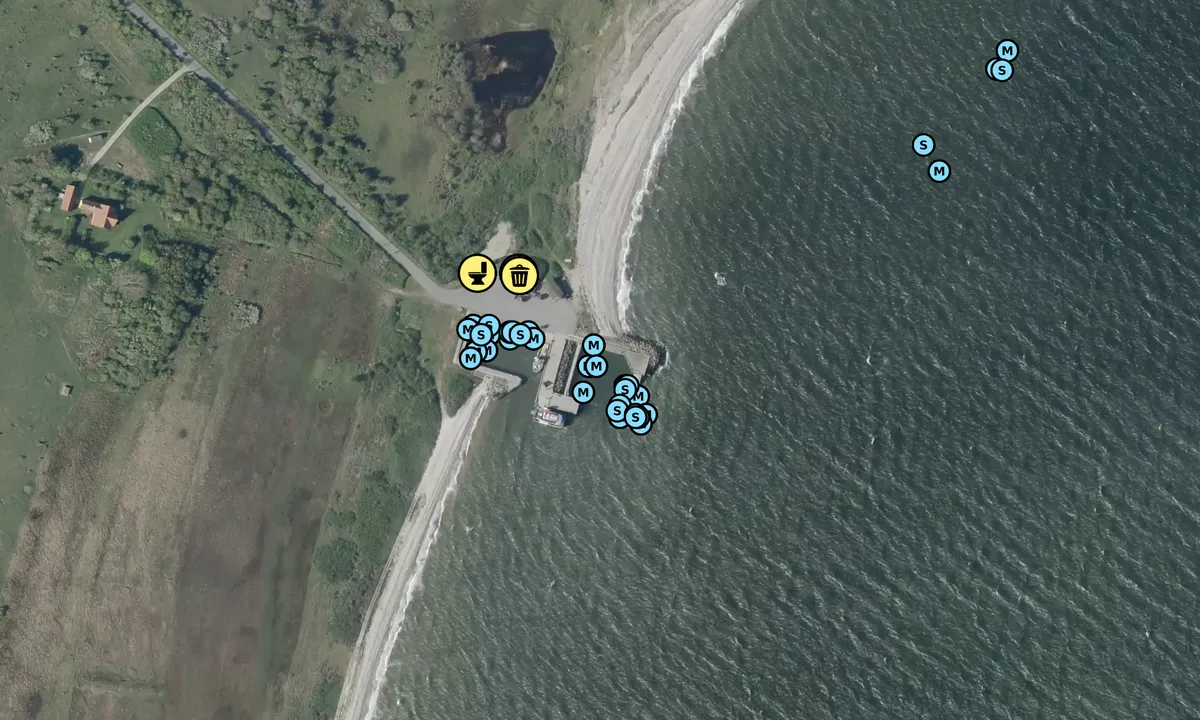 Satelite image of Livø Havn