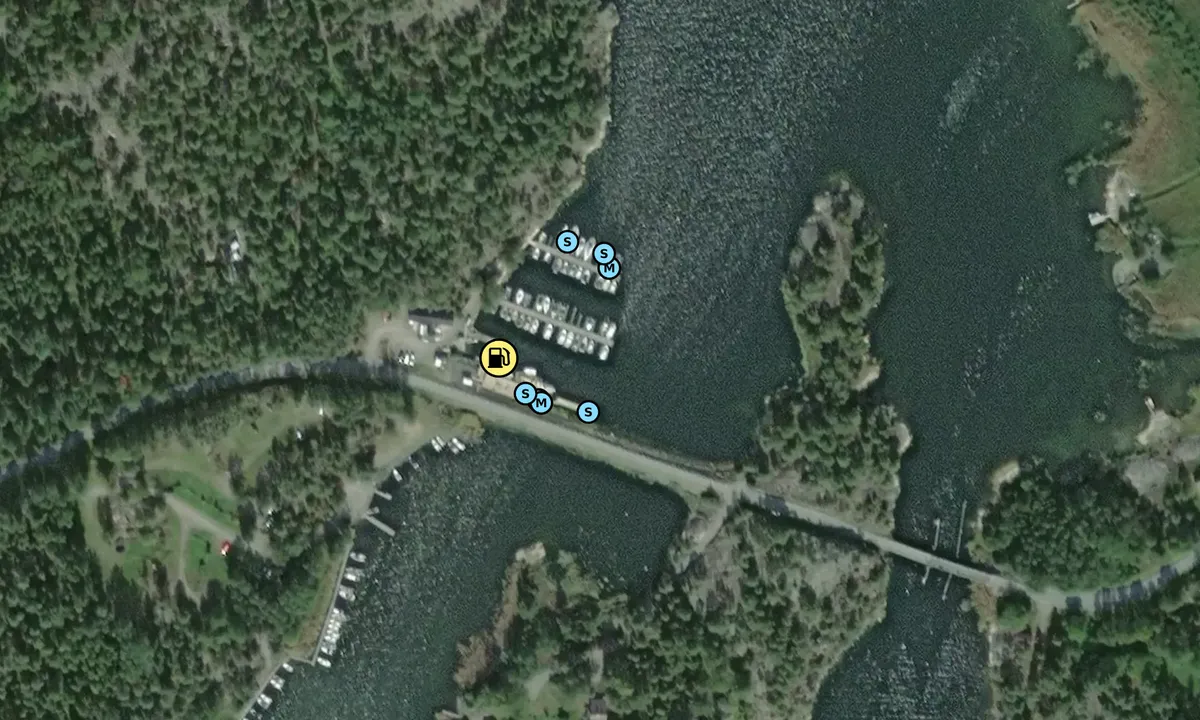 Satelite image of Ljusterö-Klintsundet