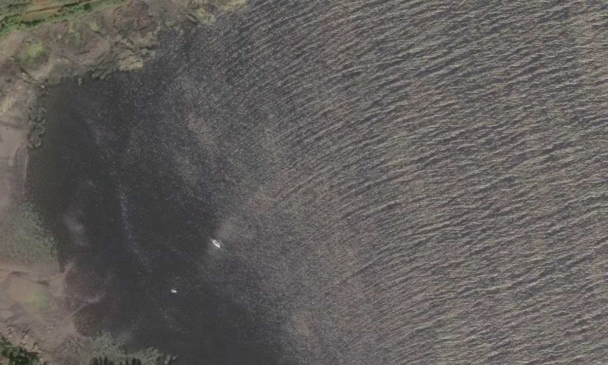 Satelite image of Loch Bharcasaig