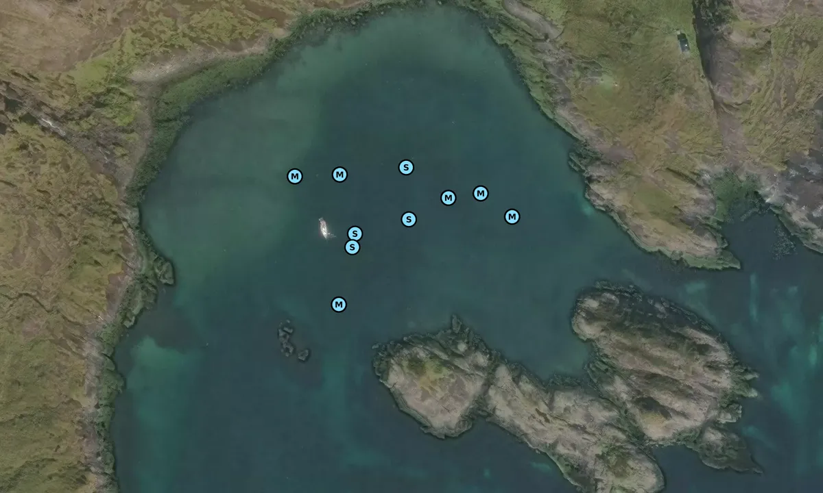 Satelite image of Loch na Cuilce