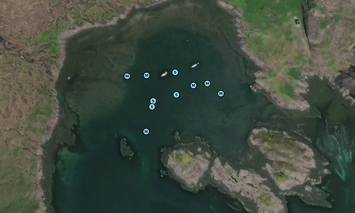 Satelite image of Loch na Cuilce