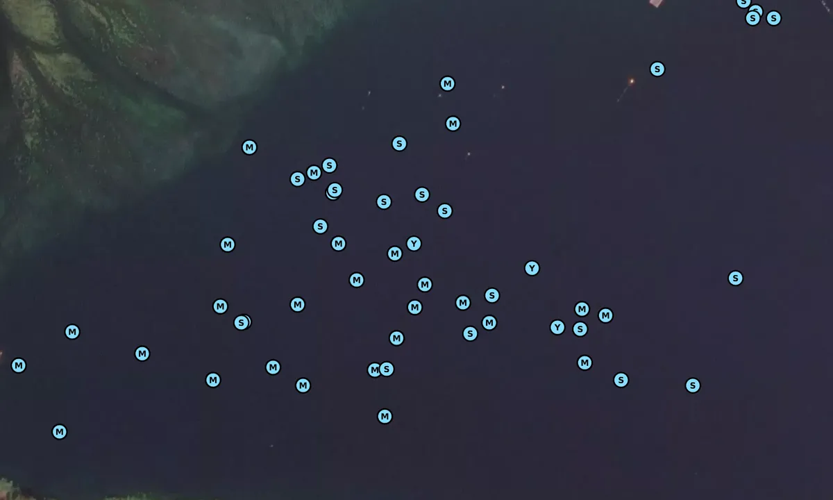 Satelite image of Loch Spelve - NW