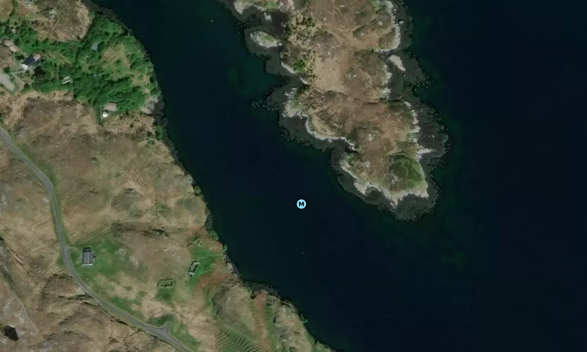 Satelite image of Loch Stockinish