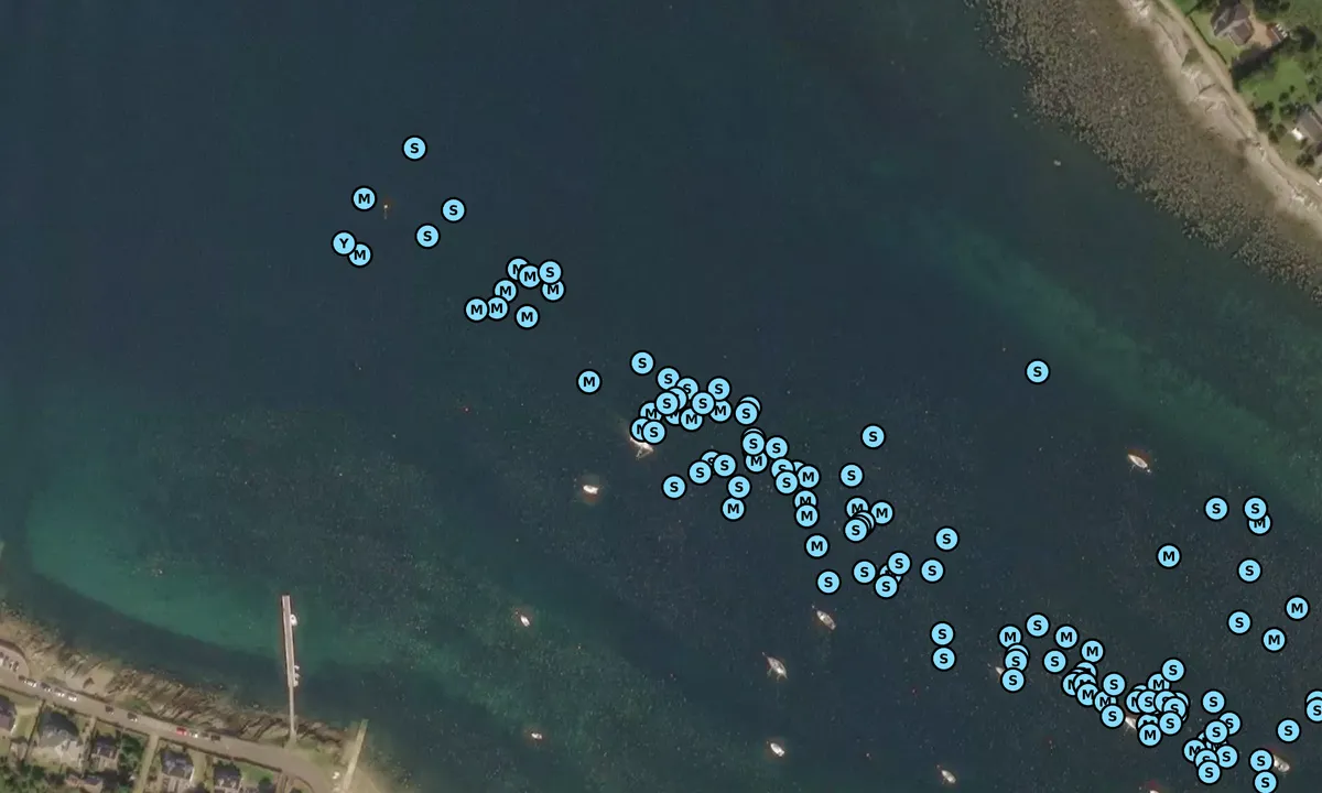 Satelite image of Lochranza Pontoon