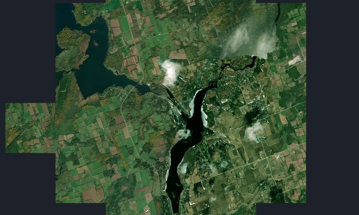 Flyfoto av Lock 15 (Parks Canada)