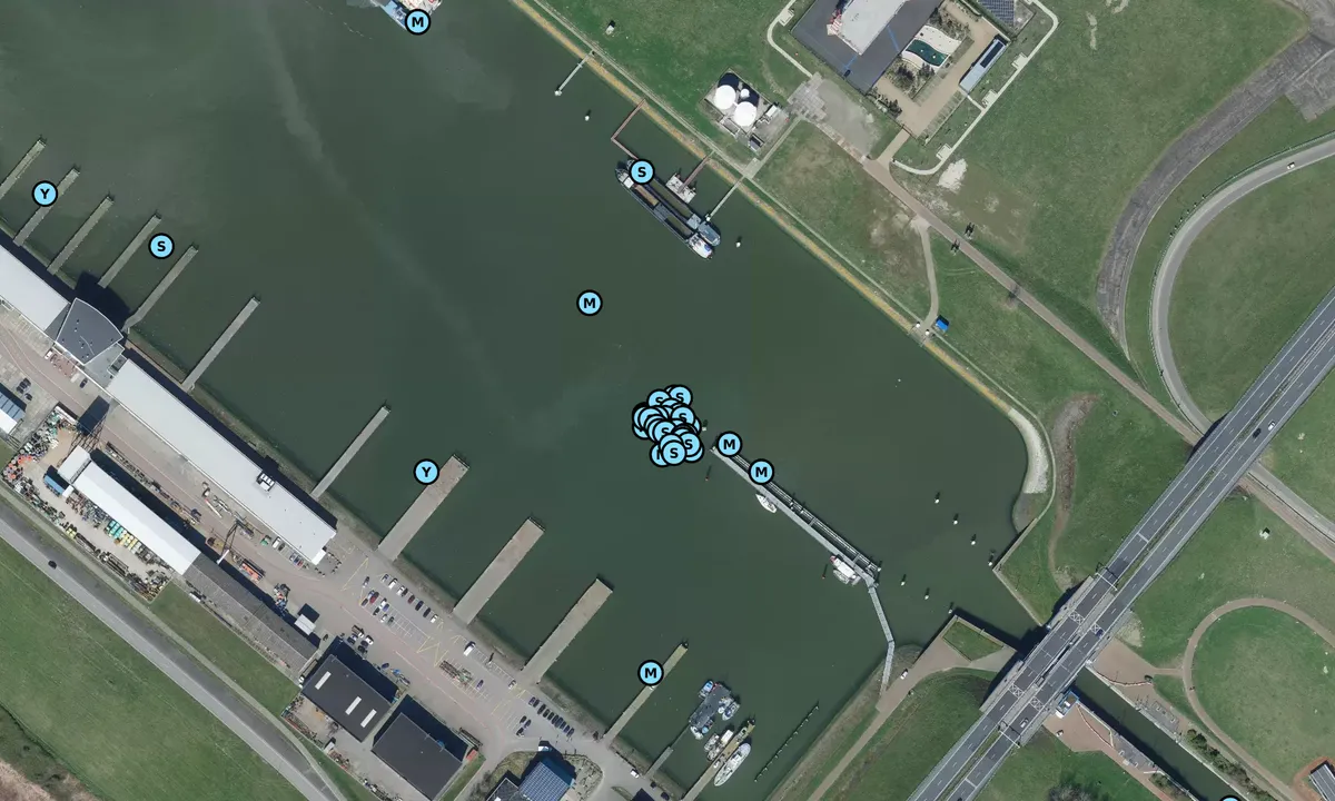 Satelite image of Lock Dock