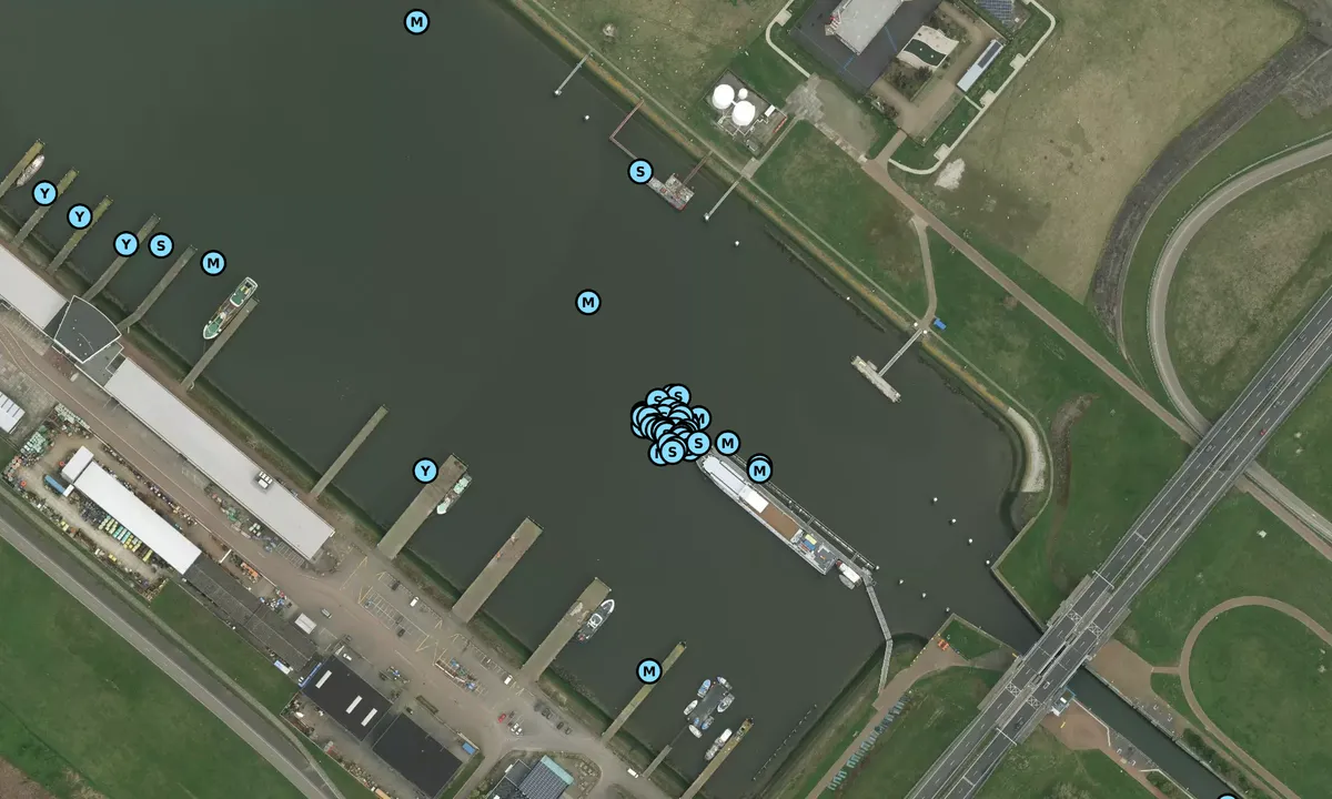 Satelite image of Lock Dock