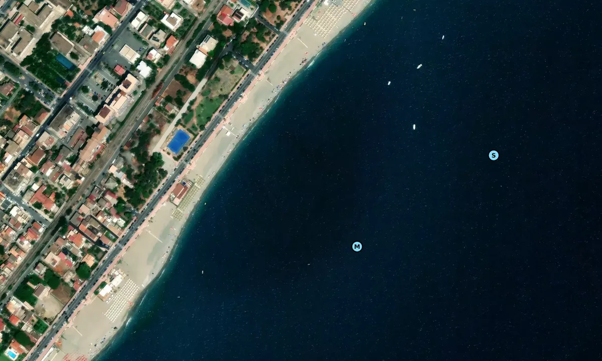 Satelite image of Locri