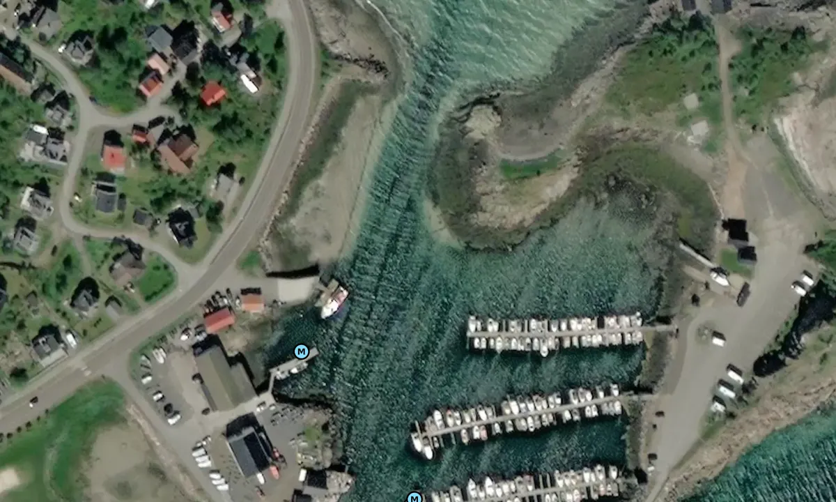 Satelite image of Lødingen