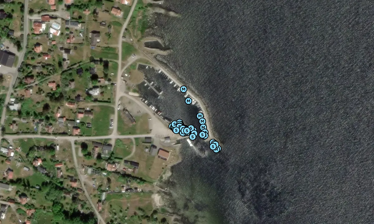 Satelite image of Lökanabben, Aspö