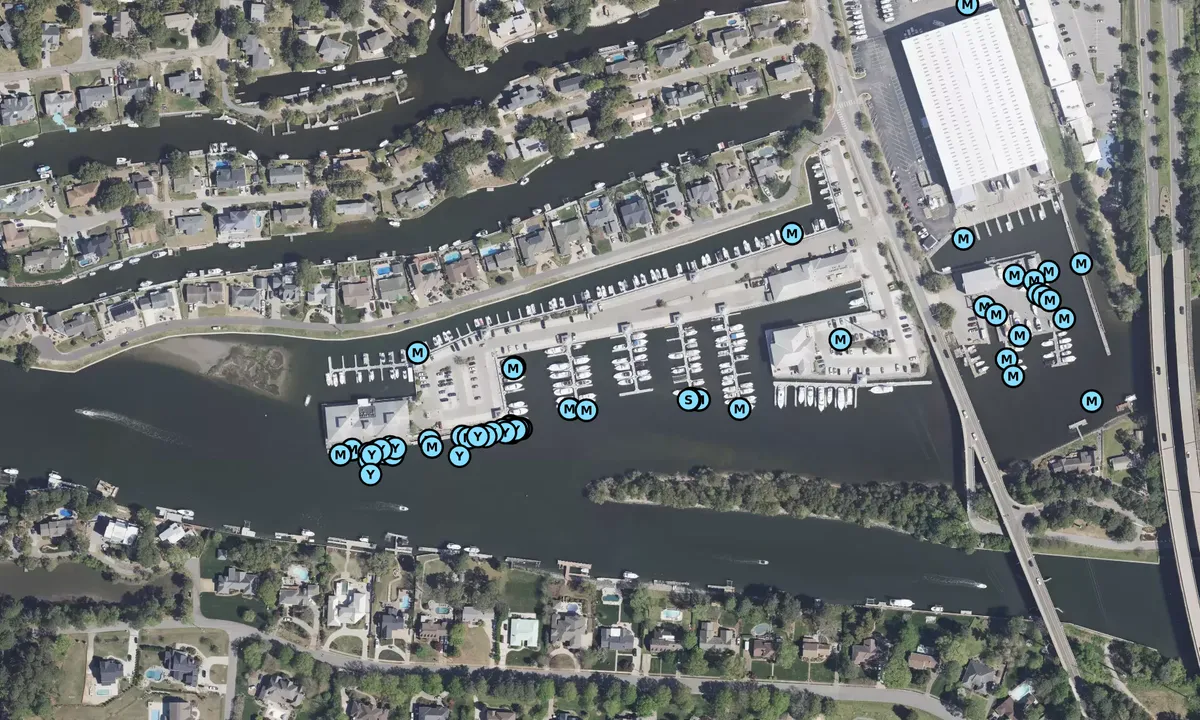 Satelite image of Long Bay Pointe Marina