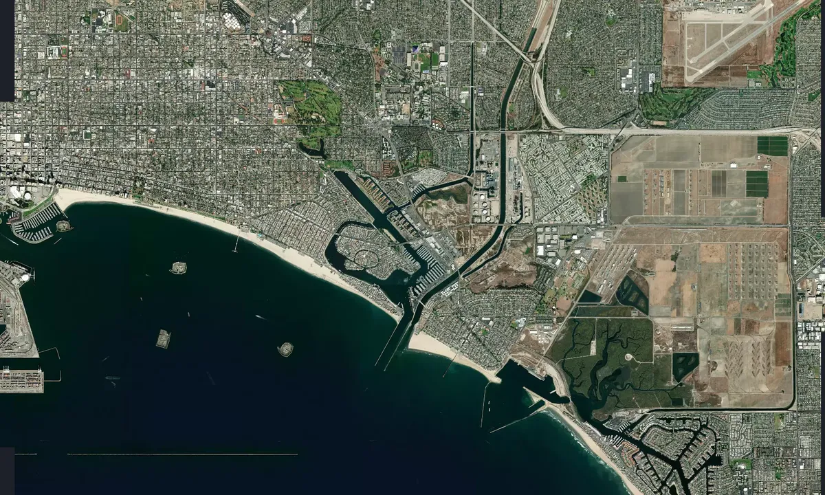 Flyfoto av Long Beach Yacht Club - Los Angeles