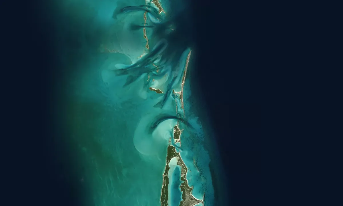 Flyfoto av Long Cay SW