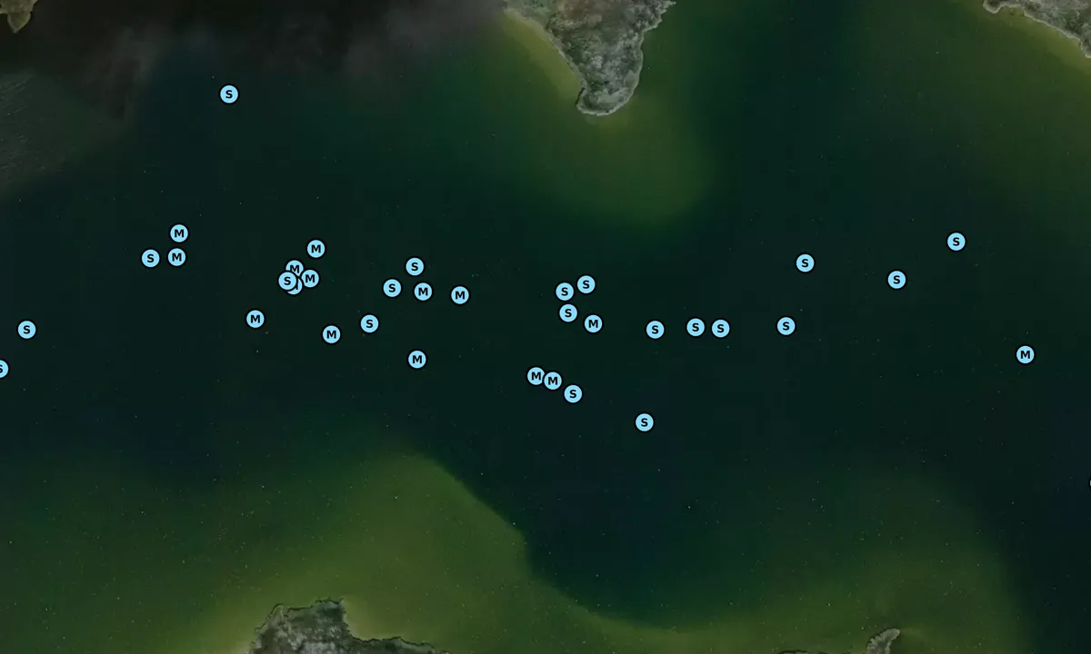 Satelite image of Long Creek Entrance